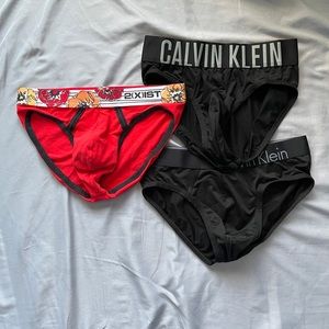 3 pairs of briefs
